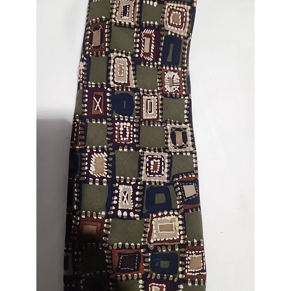 Structure Tie Mens Multicolor Neckwear